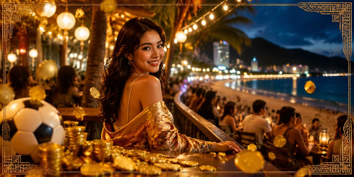 Người hâm mộ theo dõi trận bóng đá tại chợ đêm Nha Trang
